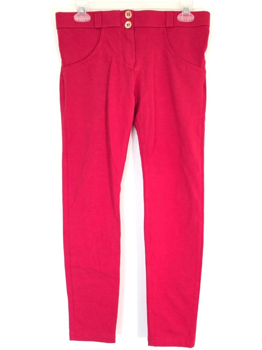 Freddy WR.UP Women's Pants Size M US 6 Red Push Up Skinny Shaping
